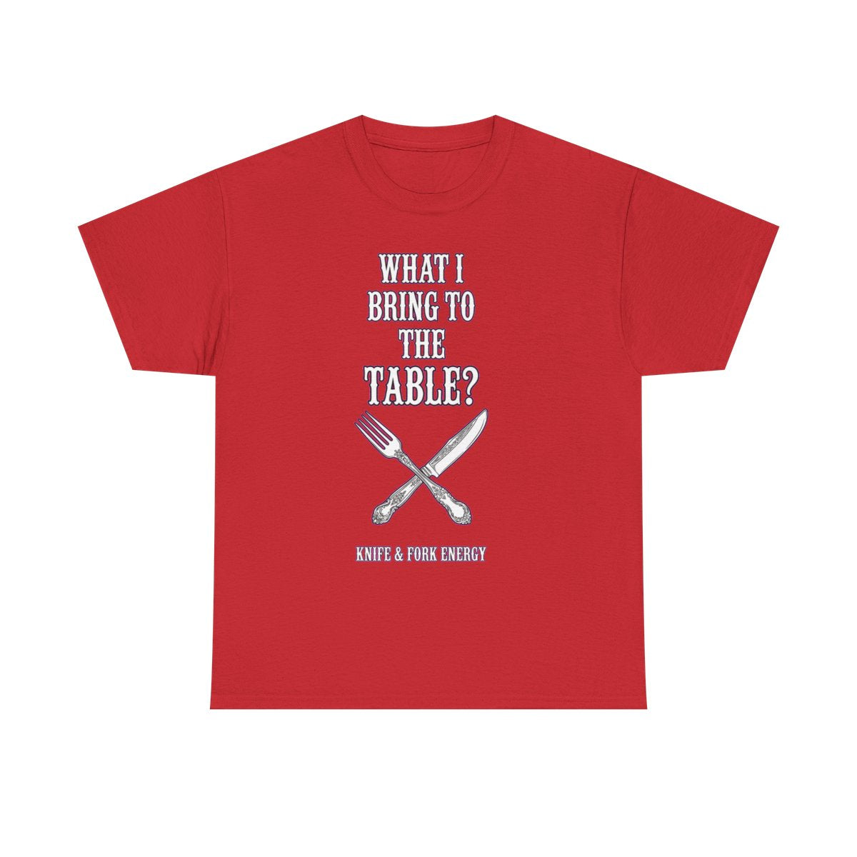Knife & Fork Energy Tee - Red