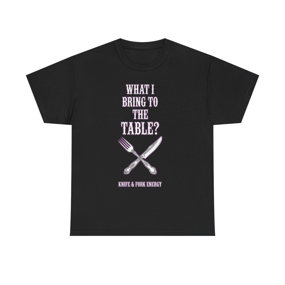 Knife & Fork Energy Tee - Black